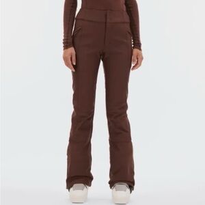 Halfdays Emma Soft Shell Ski Pant Spiked Cocoa Small SOLD OUT